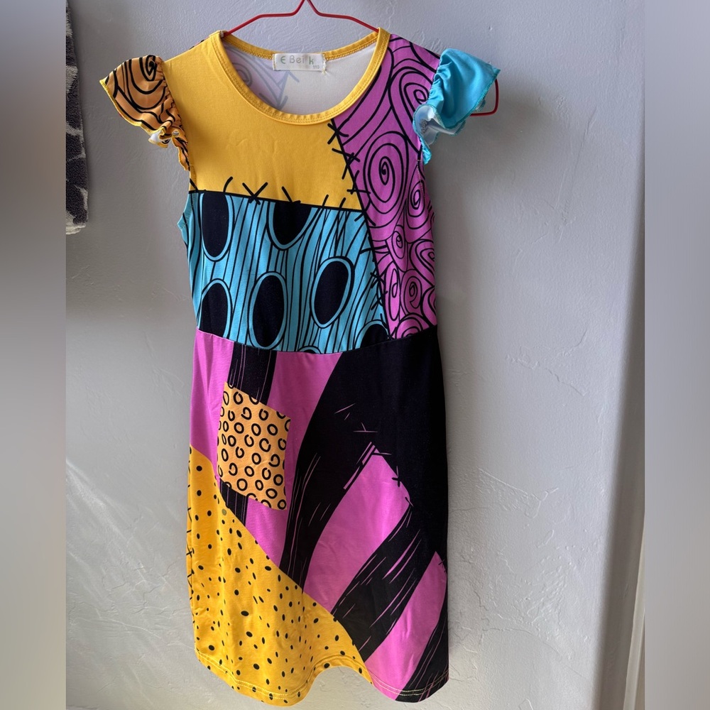 Sally costume girls Christmas before nightmare dress up